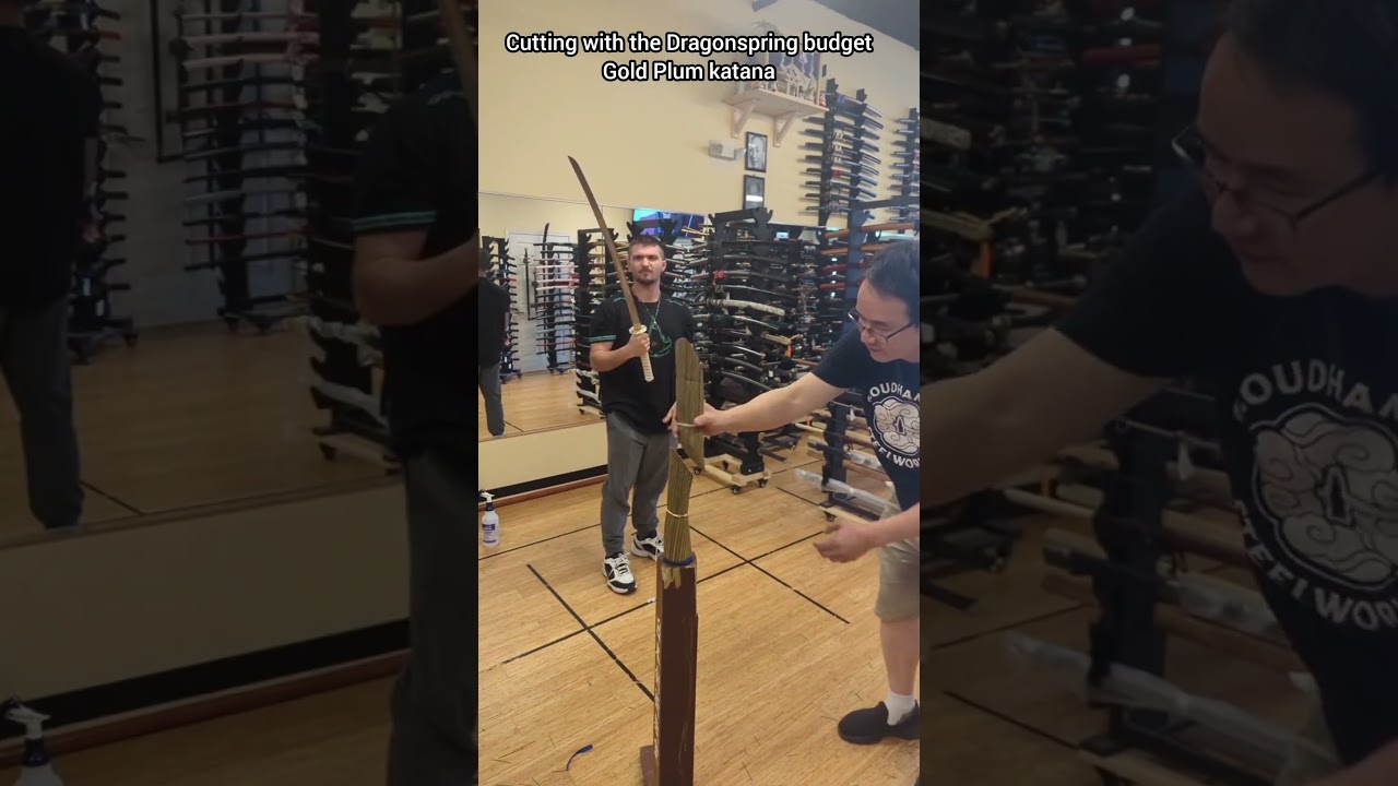 cutting with the Gold Plum 