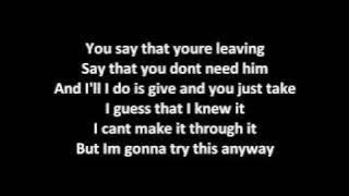 Fallin Apart - All American Rejects [Lyrics]