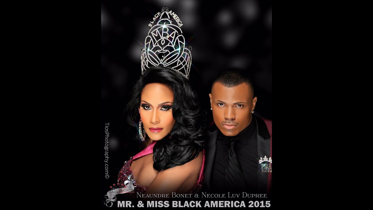 Necole Luv Dupree perform as Mr. and Miss Black America during the annual M...