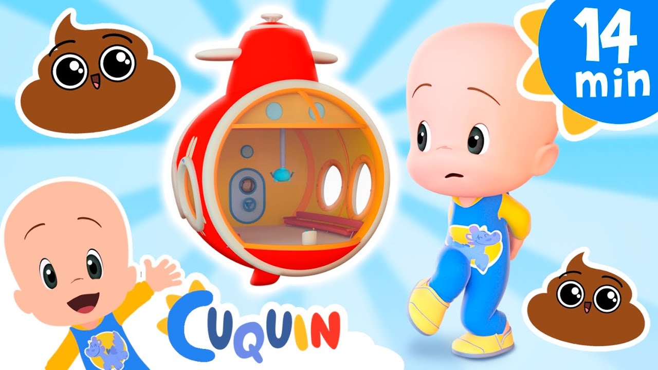 Cuquin in Poo Poo Submarine | Cleo & Cuquin | Kids | Songs