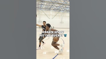 Create space and hit the bucket 🪣 @collinyoungbull #jushoop #juswin