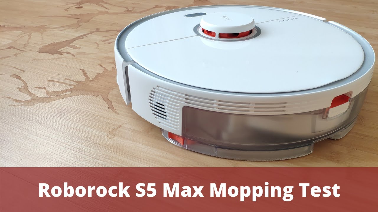 Roborock S5 Max Mopping Test - YouTube