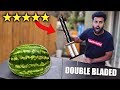 I Bought The BEST and WORST Rated WEAPONS On Amazon!! *DOUBLE BLADED KATANA!!*