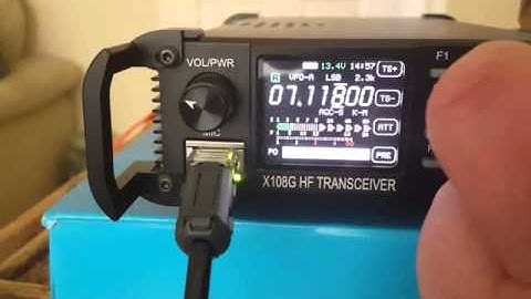 Just listening around On HF with my Xiegu X108