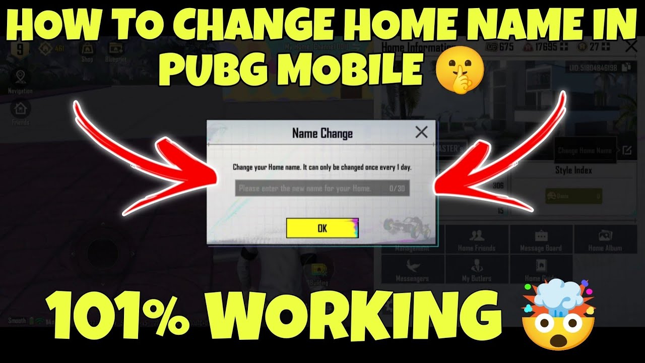 HOW TO CHANGE HOME NAME IN PUBG MOBILE PUBG HOME NAME CHANGE YouTube HOW TO CHANGE HOME NAME IN PUBG MOBILE PUBG HOME NAME CHANGE YouTube