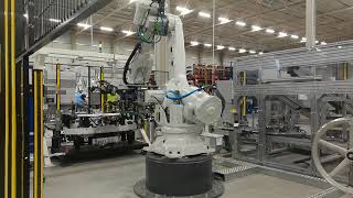 "ABB AI" IRC5 Handling Robot by Cognex Camera (Integrated Vision) Long Version - 带康耐视摄像头的搬运机器人（集成视觉