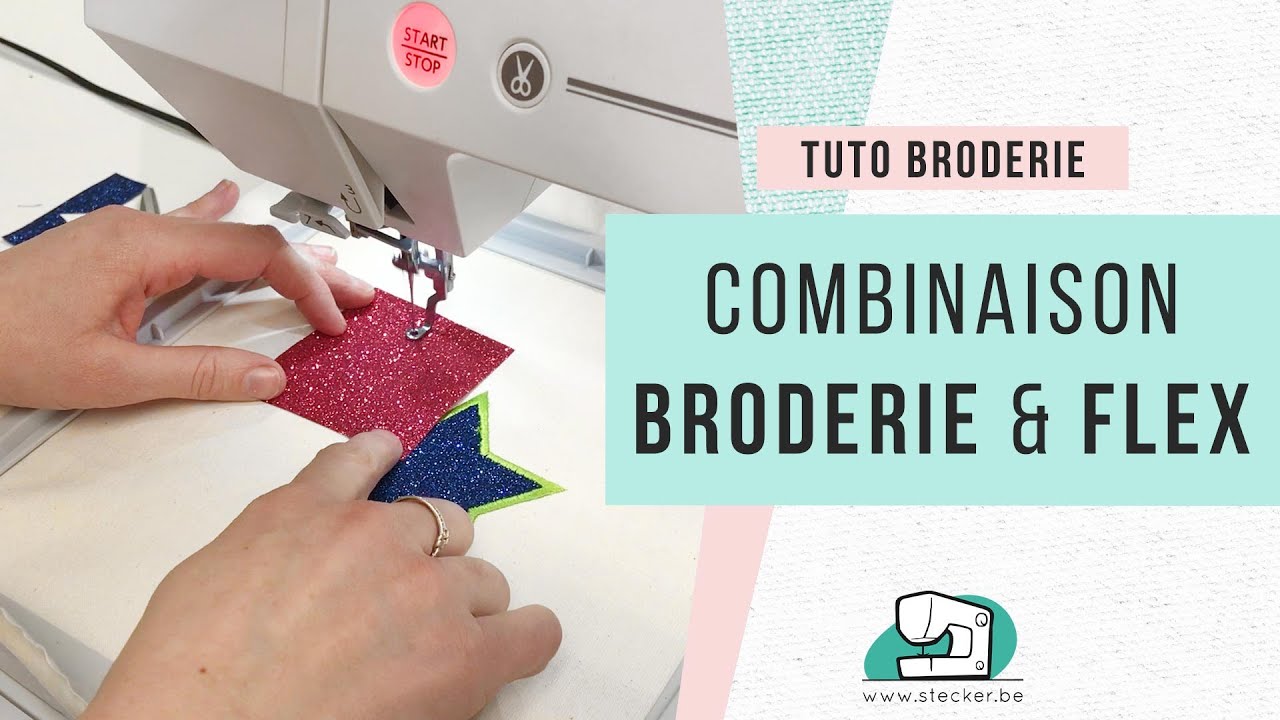 Tutoriel - La broderie combinée avec du flex