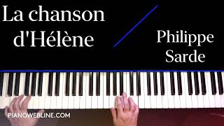 la chanson d'Hélène piano @pianowebline #piano #tutorial #pianotutorial #pianomusic #pianolessons