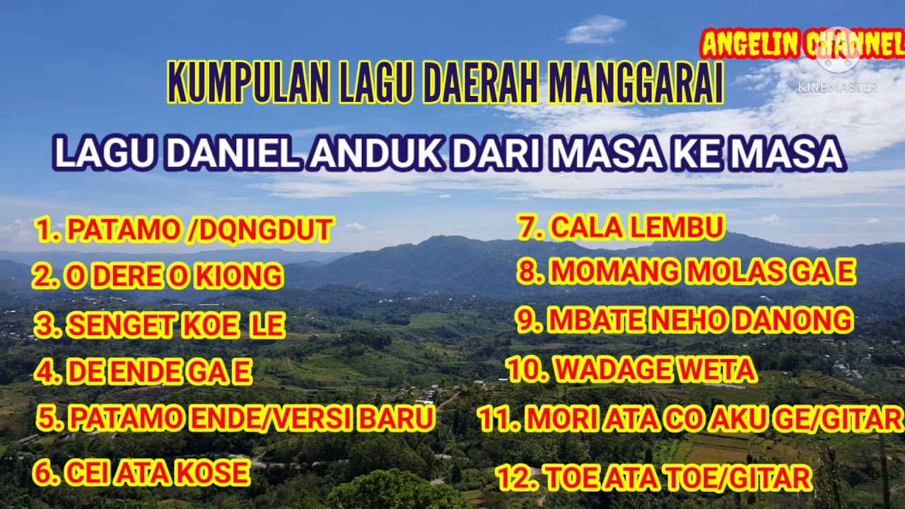 KUMPULAN LAGU TERBAIK DARI DANIEL ANDUK