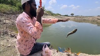 Fish Hunting|Rohu Fishes Catching Fisherman With Smallhook|in Village