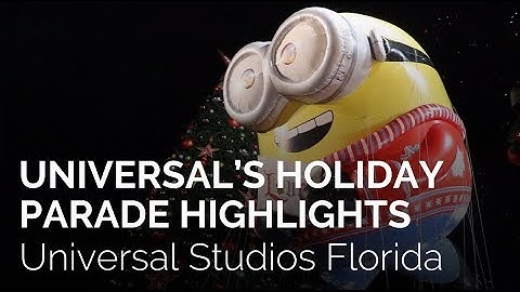 Universal’s Holiday Parade Featuring Macy’s 2018 Highlights at Universal Orlando