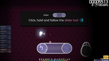 Osu! Tutorial but with all mods..