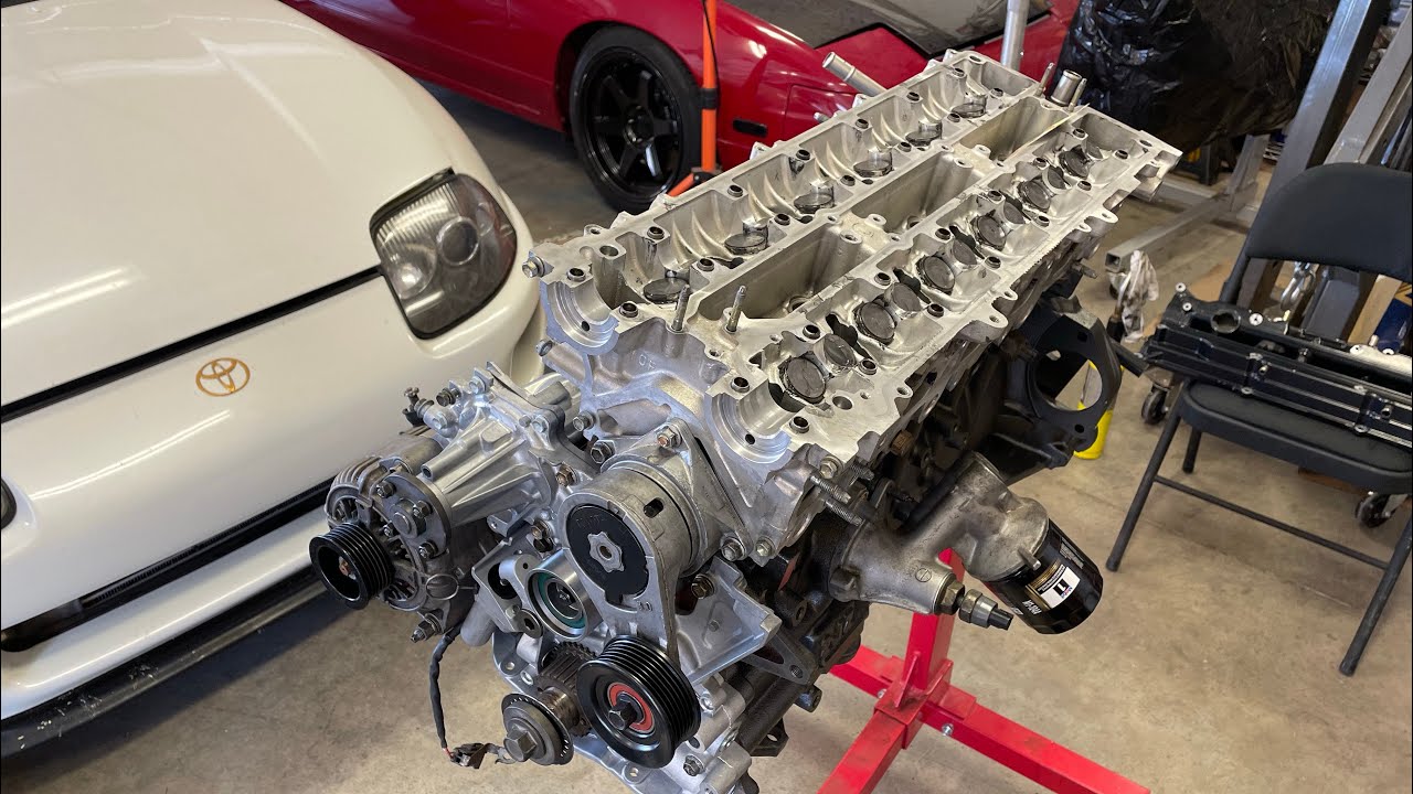 (Project S13 Coupe) Installing 2JZ Head