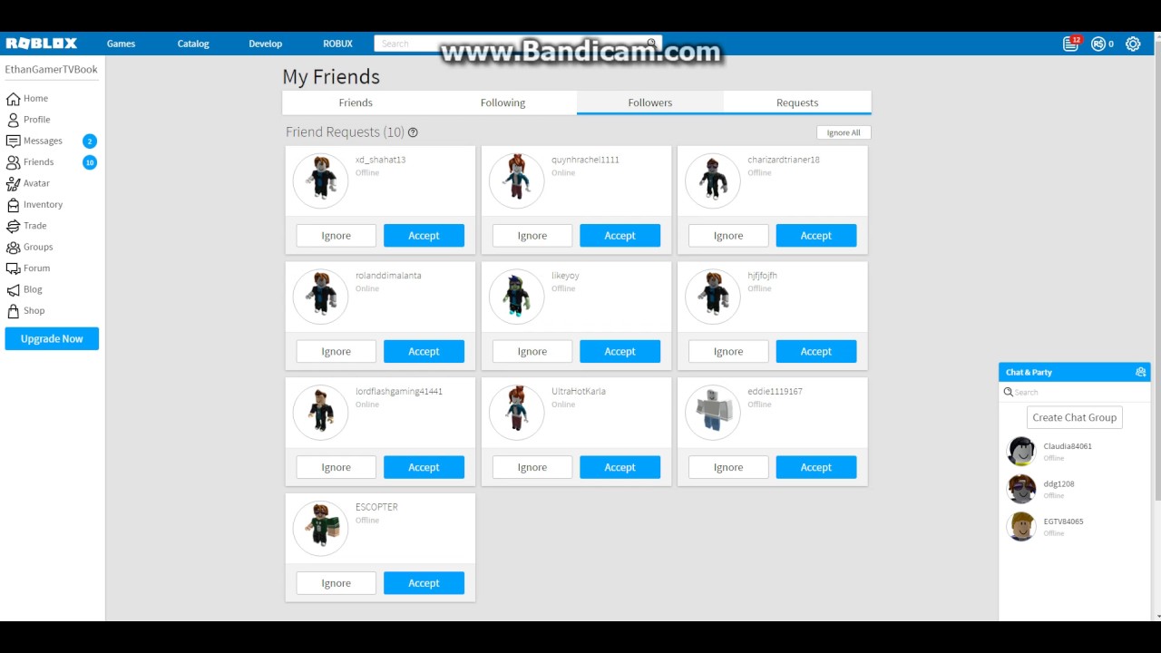 Half A Million Roblox Friend Requests Youtube - dantdm roblox friend request