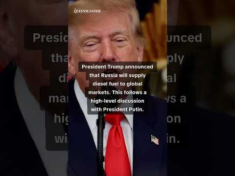 Video Russia to supply US with diesel fuel, Trump announces