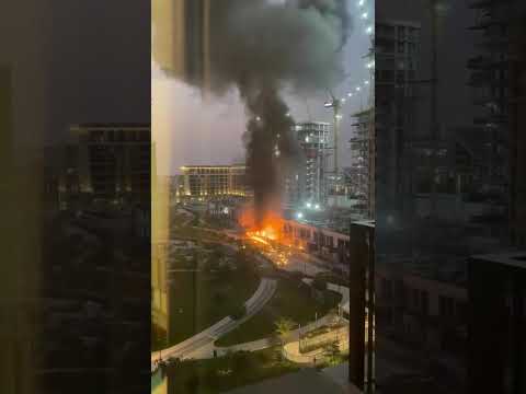 Այրվում է Dubai Hills–ը