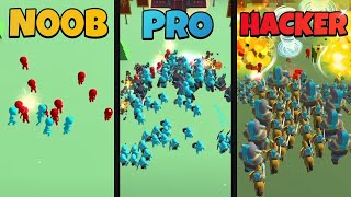 NOOB vs PRO vs HACKER - Draw Defence screenshot 2