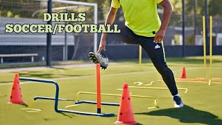 "Mastering Football: Speed, Agility, and Passing Drill" Youth Football Traning" @zanmalik5654