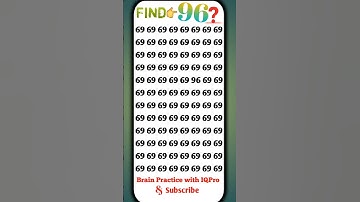Find The  Odd Number 👉 96 | #IQPro 🔥 | #Find The Odd One Out | #Observation Skill 🦅 | #Brain test🦁
