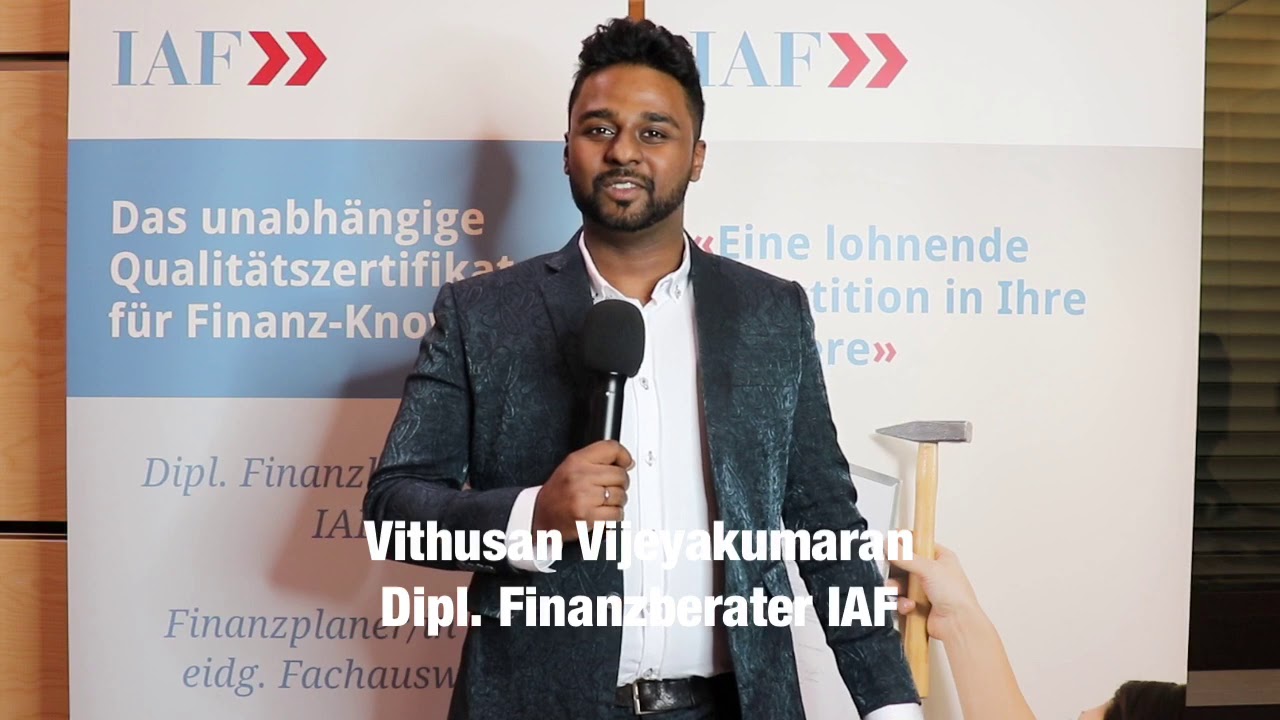 Vithusan Rajakumar Vithusan Vijeyakumaran, Dipl. Finanzberater IAF - YouTube