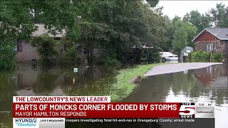 VIDEO: Businesses, homes in Moncks Corner facing severe flooding issues