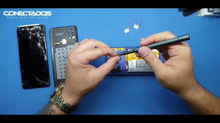 Como trocar tela Samsung A21S