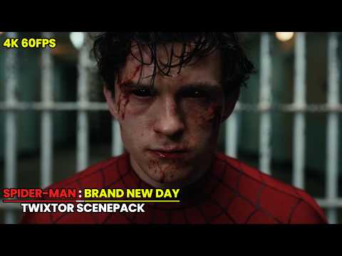 Spider-Man : Brand New Day TWIXTOR Scenepack | 4K 60FPS | #spiderman #spidermanbrandnewday #twixtor