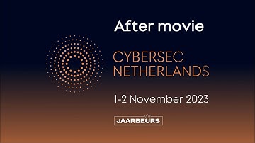 Cybersec Netherlands 2023 After movie