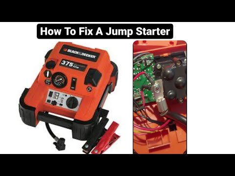 How To Repair A Jump Starter/Tire Inflator (Black & Decker) 