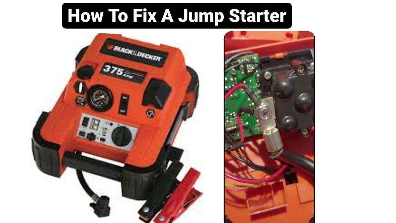 How To Repair A Jump Starter/Tire Inflator (Black & Decker) 