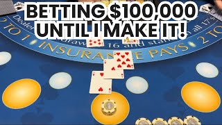 Blackjack | $700,000 Buy In | Epic High Stakes Session! Trying To Get Ahead With Multiple $100K Bets