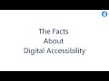 Facts about Digital Accessibility