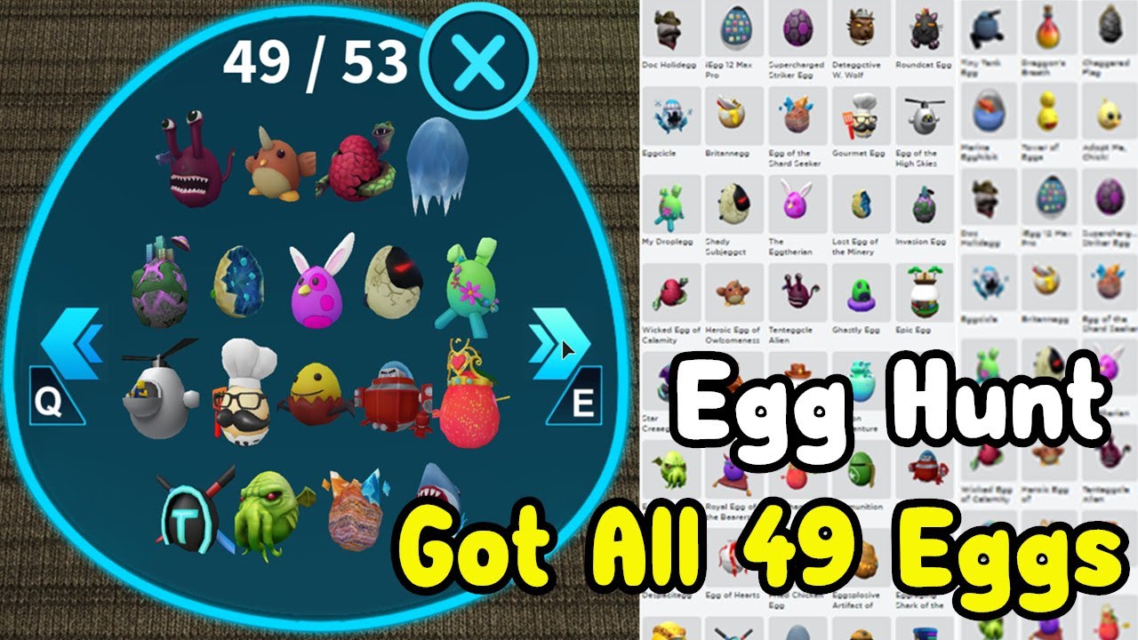 I Got All The Eggs In Egg Hunt 2020 Roblox Youtube - roblox all eggs