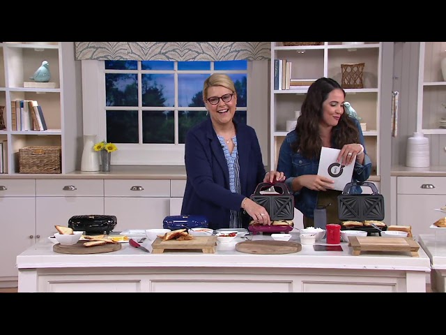 Yes Chef! Set of 2 Hot Pocket Sandwich Makers on QVC 