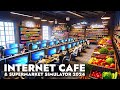 AKHIRNYA ADA GAME SIMULATOR WARNET SKALIGUS SUPERMARKET | INTERNET CAFE &amp; SUPERMARKET SIMULATOR 2024
