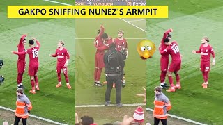 🤣Darwin Nunez Begging Gakpo To Sniff His Armpit For Good Luck After Gakpo's Goal Vs Man Utd!