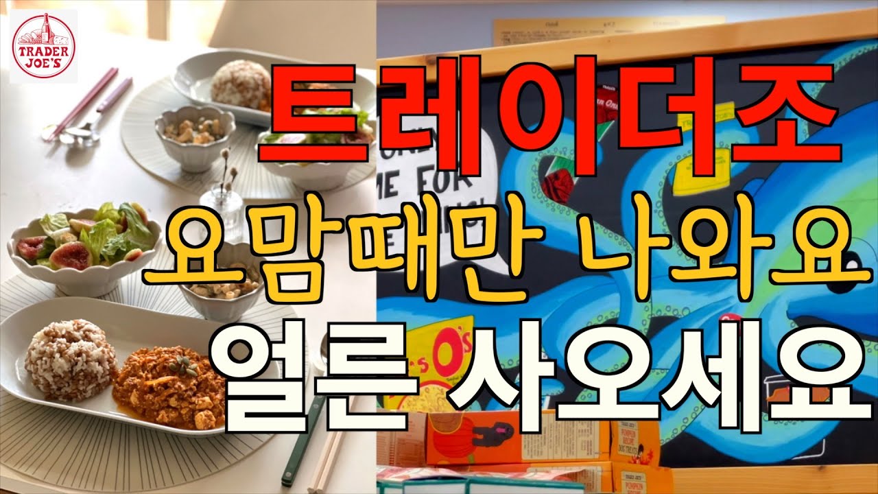 금방 품절 돼요! 이맘때 꼭 사야하는 트레이더조 추천템 쇼핑 / 입에 짝짝 붙는 매콤 해물볶음우동 / 5분 완성 초간단 맛보장 커리 덮밥