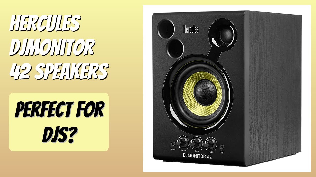 REVIEW (2026): Hercules DJMonitor 42 Speakers. Features - YouTube