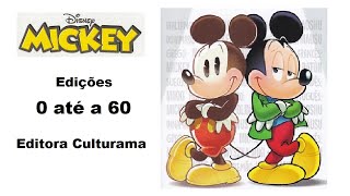 Mickey comics editions 0 to 60 by Culturama Publishers