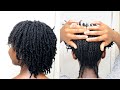 How To: Mini Twists on 4C Medium To Low Density Hair || technique for fuller look