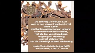 Op zaterdag 24 februari 2024 j.l. vond er Verzoeningsbijeenkomst plaats...