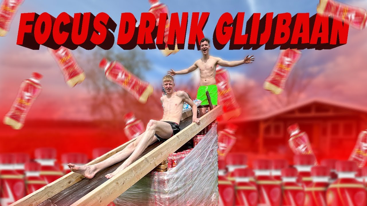 Ik Bouwde Een Focus Drink Glijbaan! — Frank Timmer YouTube video