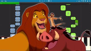 Vignette de la vidéo "The Lion Sleeps Tonight (Wimoweh) - Piano Tutorial - The Lion King 2019"