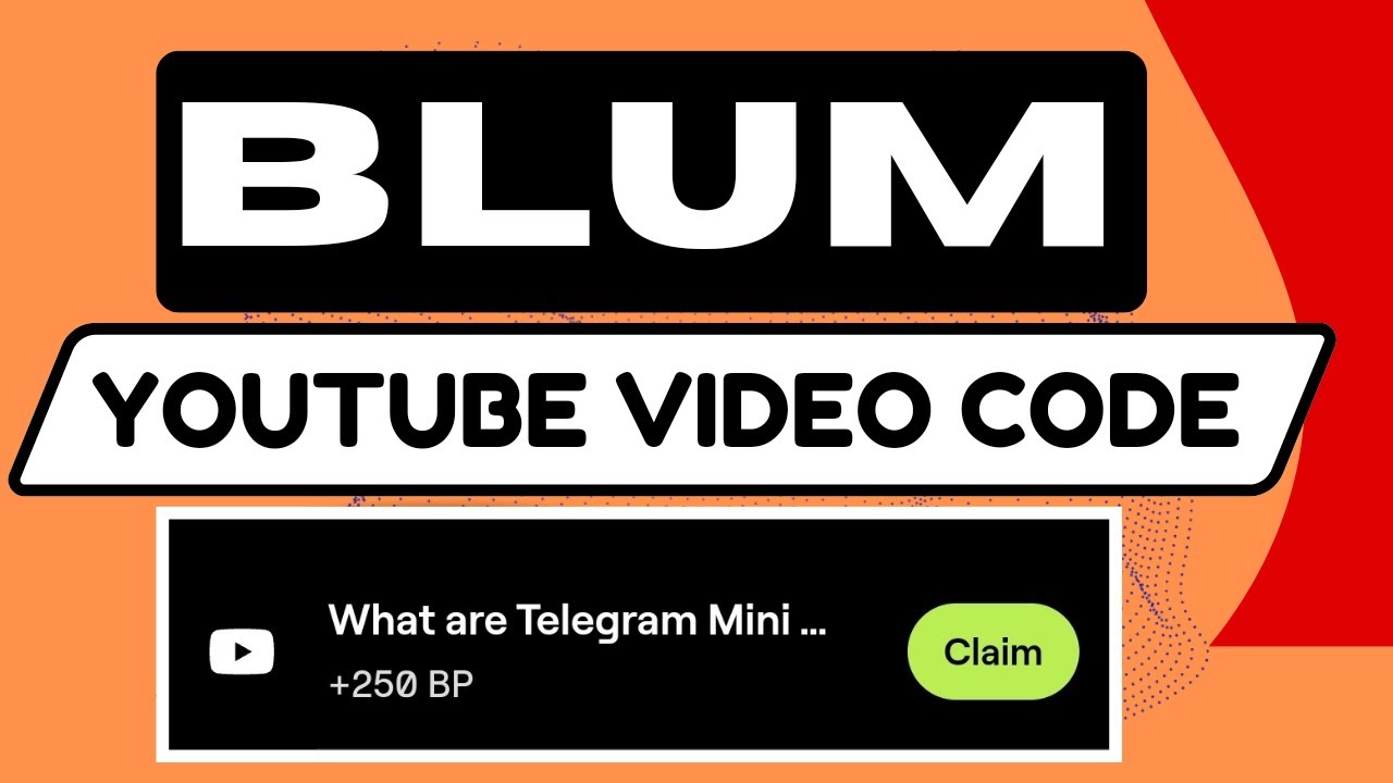 What Are Telegram Mini Apps Blum Video Code | Blum what are telegram mini apps video code