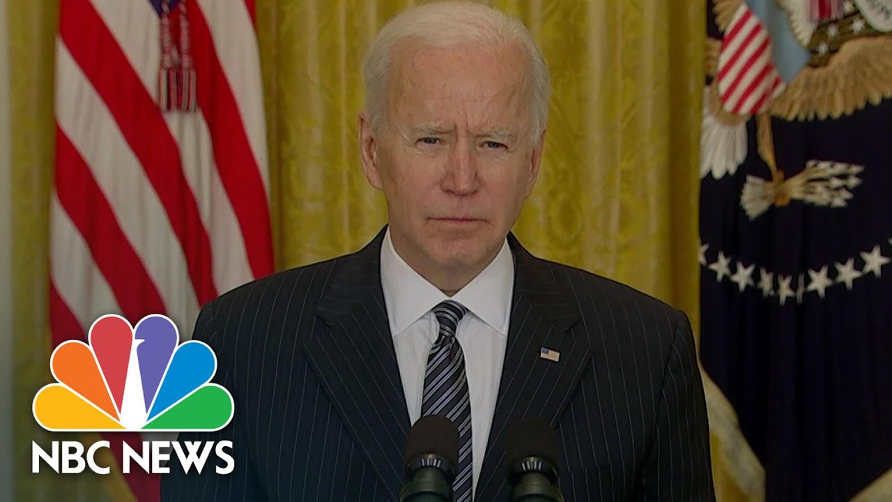Biden: U.S. Will Reach Vaccination Goal Of 100 Million Doses After 58 Days In Office | NBC News NOW