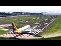 A massive Air Pacific Boeing 747 attempts a breathtaking takeoff from Santos Dumont Airport