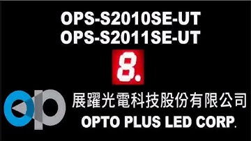 OrangeRed | OPS-S2010SE-UT | OPS-S2011SE-UT | 7-segment display | OPTO PLUS LED Corp. 展躍光電科技股份有限公司