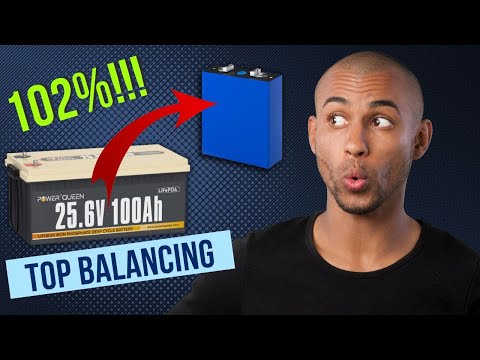 TOP Balancing in practice - incl. evaluation and [POWER QUEEN] 24V 100Ah capacity test