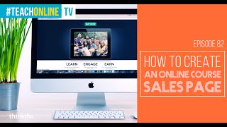 How To Create An Online Course Sales Page