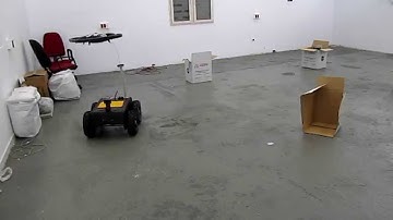 Quadrotor autonomously tracking a UGV